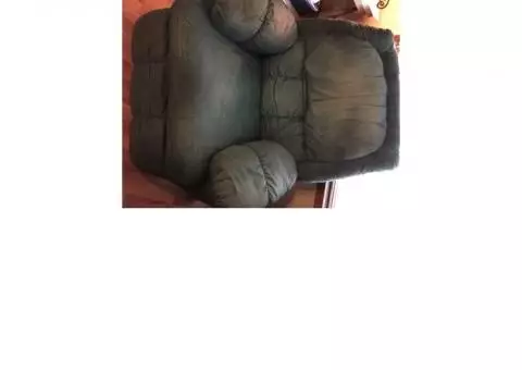 Couch, plush chair
